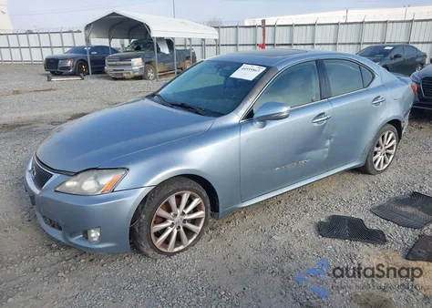2009 Lexus Is 250 from USA, damaged, VIN JTHCK262195028724